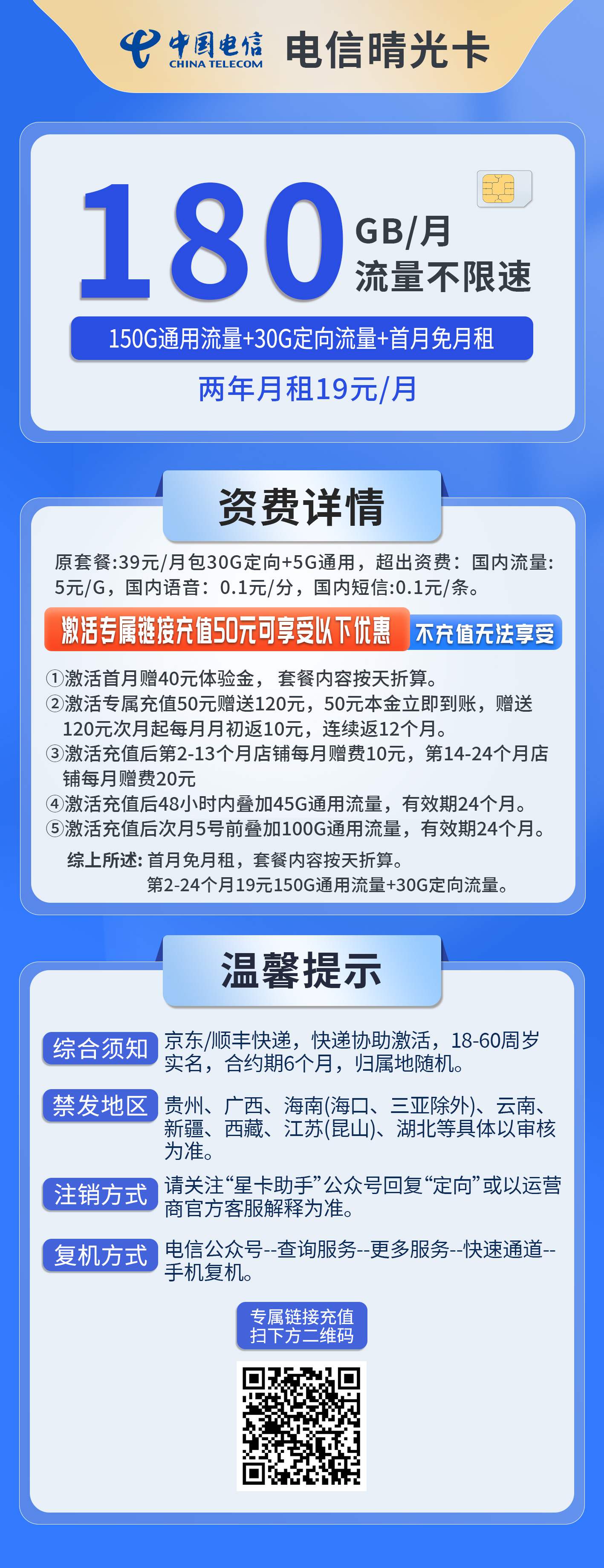 365套餐网 ，电信晴光卡资费套餐介绍