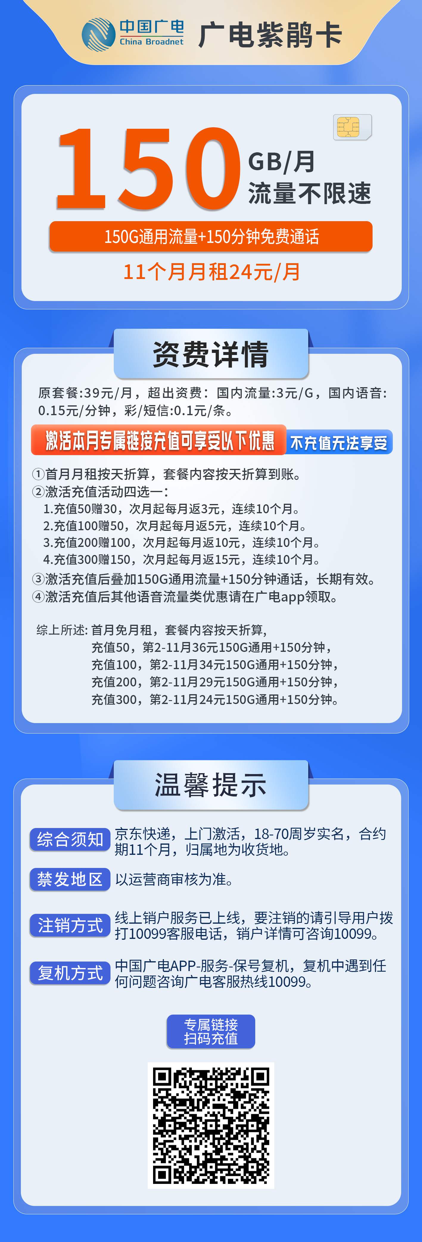 365套餐网，广电紫鹃卡资费套餐介绍