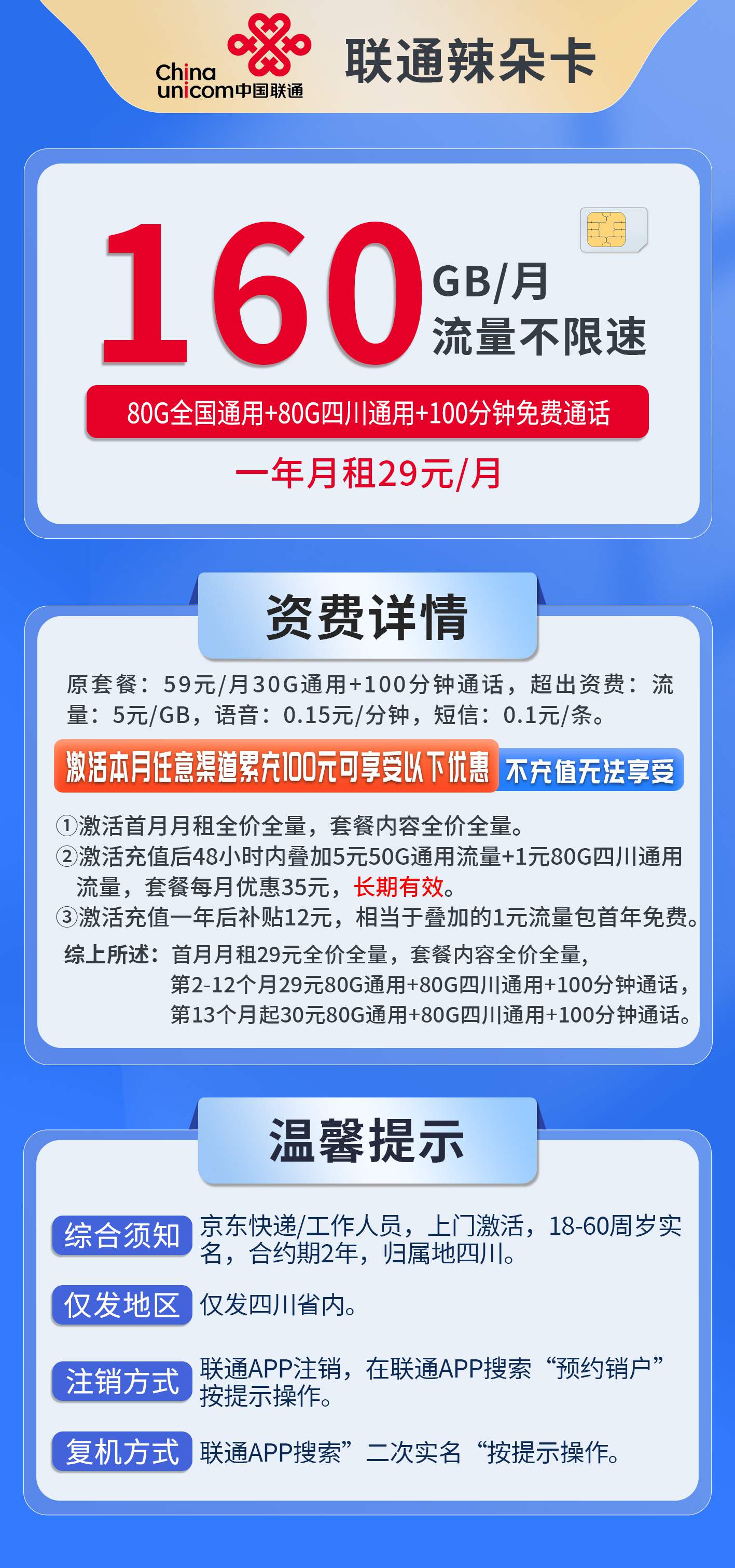 365套餐网，联通辣朵卡资费套餐介绍